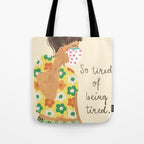 Tired Tote Bag Gallery Image 1