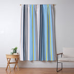 Cheerful Blue, Summer Stripes  Window Curtain Gallery Image 5