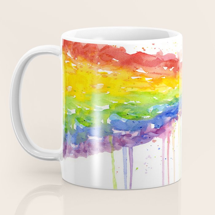 Kitten Puking Rainbow Coffee Mug Gallery Image 3