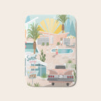 Retro Palm Springs III Bath Mat Gallery Image 1