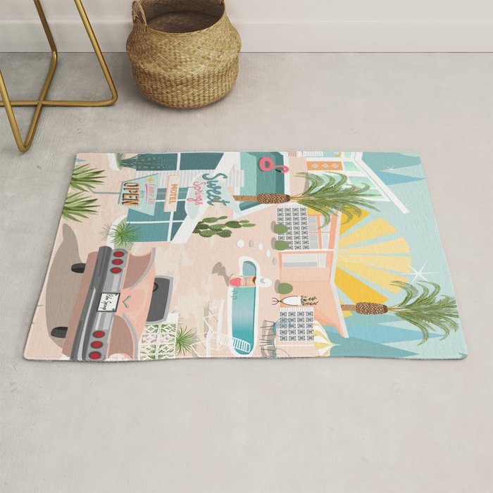 Retro Palm Springs III Rug Gallery Image 1