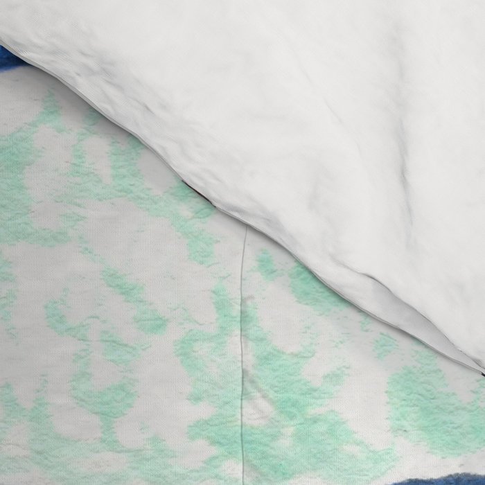 Blue Tiled Bath by Amanda Laurel Atkins Comforter Gallery Image 4