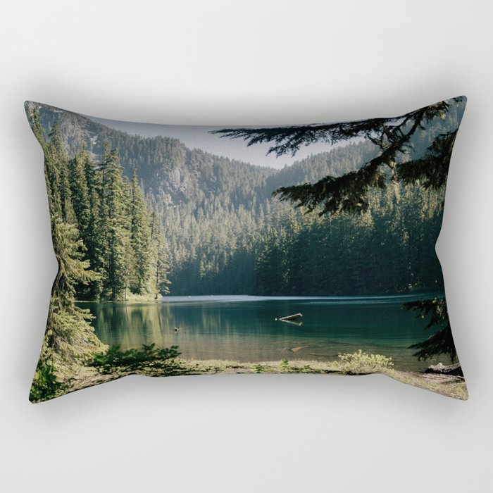 Forest Lake Rectangular Pillow Gallery Image 2