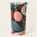 organic shapes geometric abstract shapes 3 Travel Mug Gallery Image 2