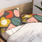 organic shapes geometric abstract shapes 3 Pillow Sham Gallery Image 2