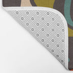 organic shapes geometric abstract shapes 3 Bath Mat Gallery Image 2