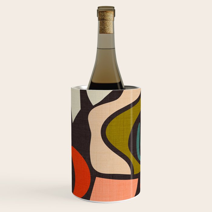 organic shapes geometric abstract shapes 3 Wine Chiller Gallery Image 2