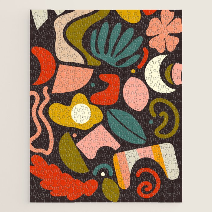 organic shapes geometric abstract shapes 3 Jigsaw Puzzle Gallery Image 1