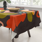 organic shapes geometric abstract shapes 3 Tablecloth Gallery Image 3