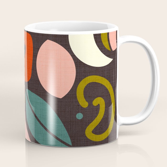 organic shapes geometric abstract shapes 3 Coffee Mug Gallery Image 1