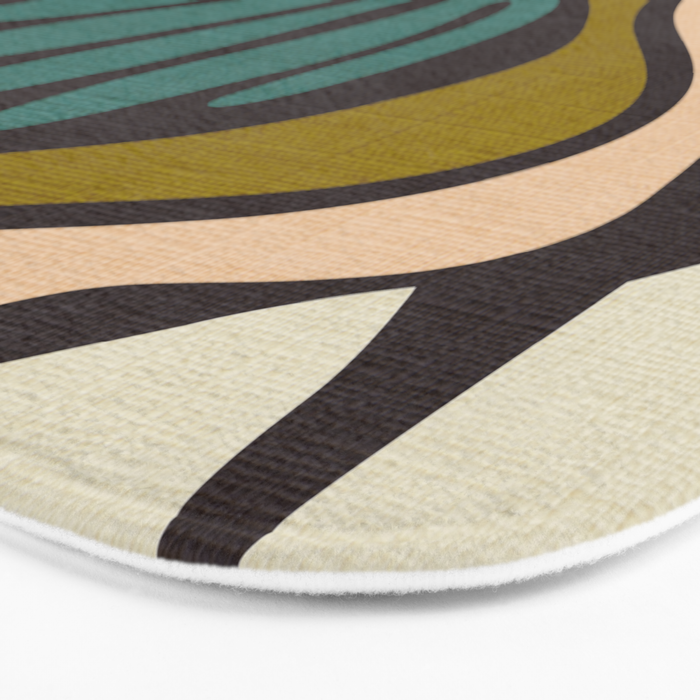 organic shapes geometric abstract shapes 3 Bath Mat Gallery Image 3