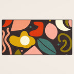 organic shapes geometric abstract shapes 3 Desk Mat Gallery Image 3