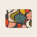 organic shapes geometric abstract shapes 3 Bath Mat Gallery Image 1