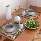 organic shapes geometric abstract shapes 3 Placemat Gallery Image 2