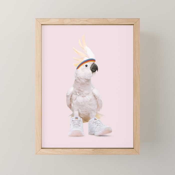 SNEAKER COCKATOO Mini Art Print Gallery Image 1