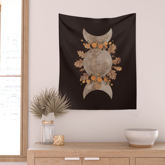 Samhain Moon  Wall Tapestry Gallery Image 2