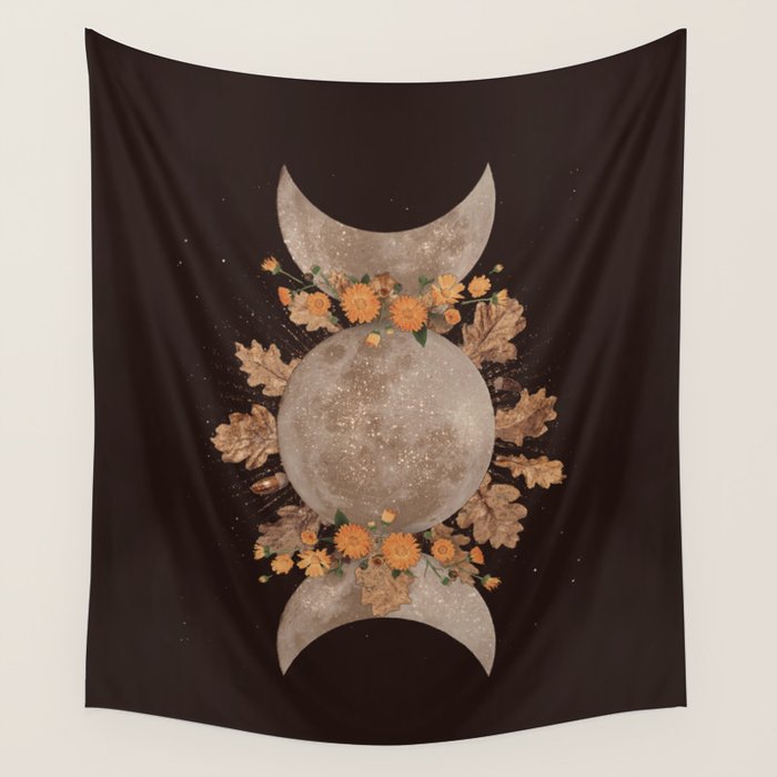 Samhain Moon  Wall Tapestry Gallery Image 4