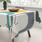 Mid Century Modern Shapes 02 #society6 #buyart Tablecloth Gallery Image 3