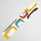Mid Century Modern Shapes 02 #society6 #buyart Table Runner Gallery Image 3