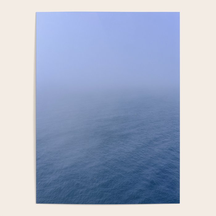 blue water - modern seascape ocean photograph Poster Gallery Image 4