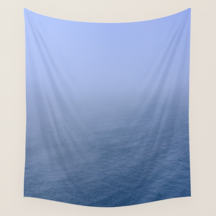 blue water - modern seascape ocean photograph Wall Tapestry Gallery Image 4