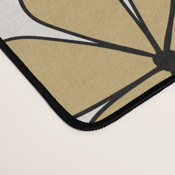 Retro Daisy Pattern Multicolor IX Desk Mat Gallery Image 4