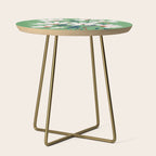 White Flowers Side Table Gallery Image 1