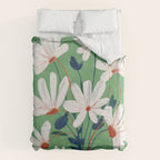 White Flowers Duvet Cover Gallery Image 6