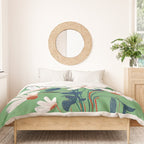 White Flowers Duvet Cover Gallery Image 3