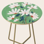 White Flowers Side Table Gallery Image 2