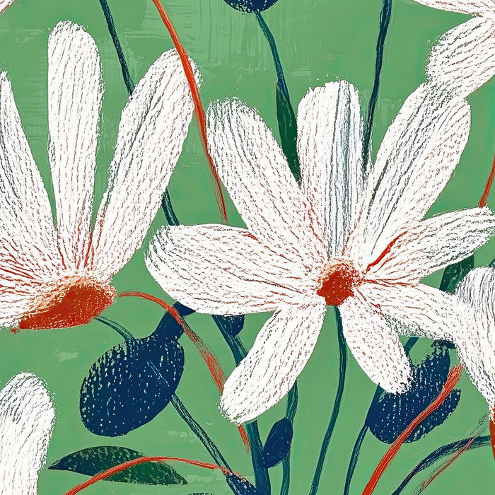 White Flowers Coffee Mug Gallery Image 2