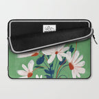 White Flowers Laptop Sleeve Gallery Image 2