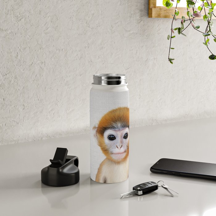 Baby Monkey - Colorful Water Bottle Gallery Image 4