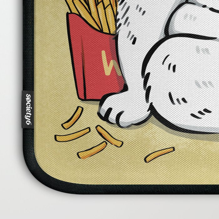 Fast Food Cat Laptop Sleeve Gallery Image 3