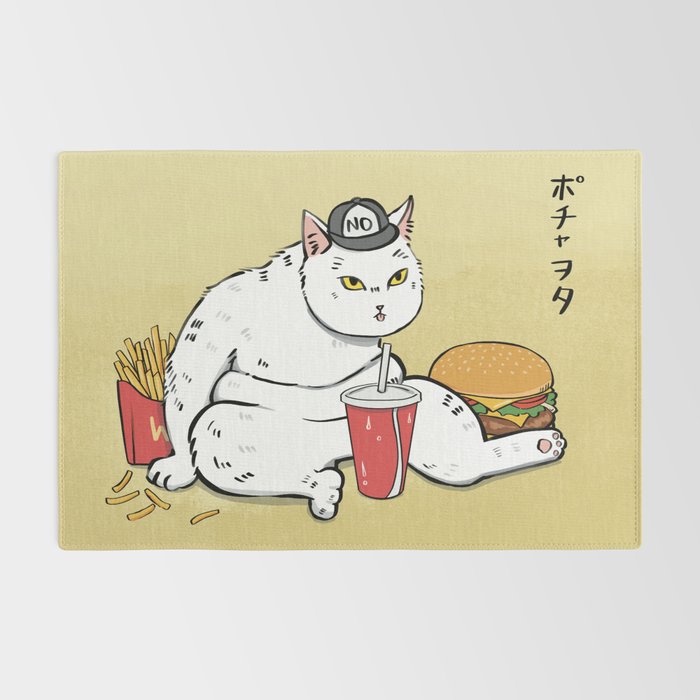 Fast Food Cat Rug Gallery Image 2