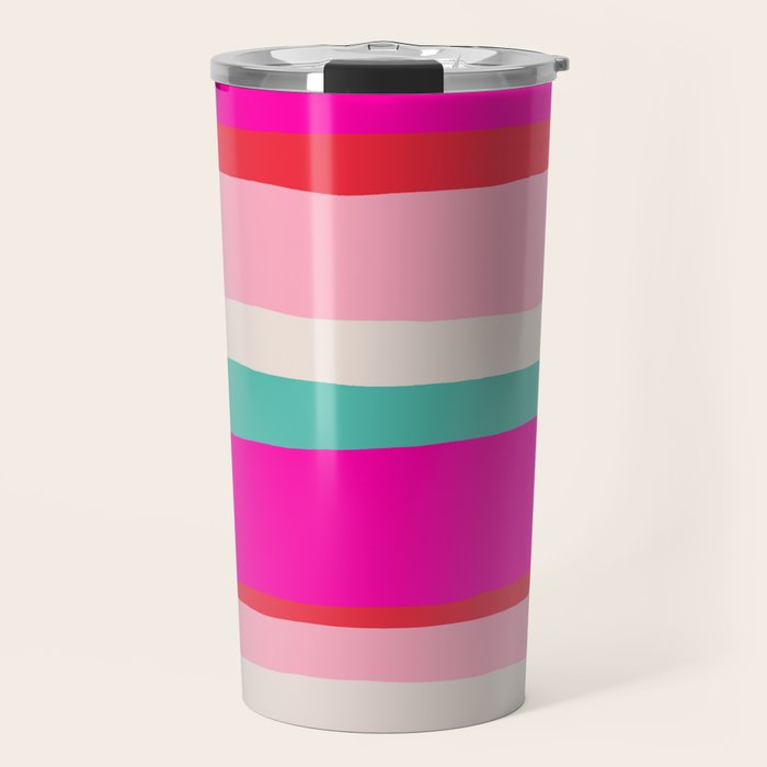 Candy Stripe Christmas Travel Mug Gallery Image 1
