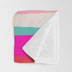 Candy Stripe Christmas Throw Blanket Gallery Image 3