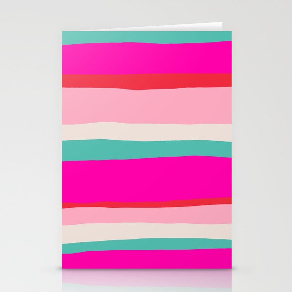 Candy Stripe Christmas Stationery Card Gallery Image 2