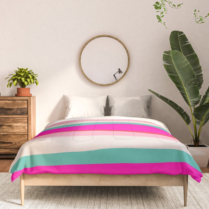 Candy Stripe Christmas Comforter Gallery Image 3