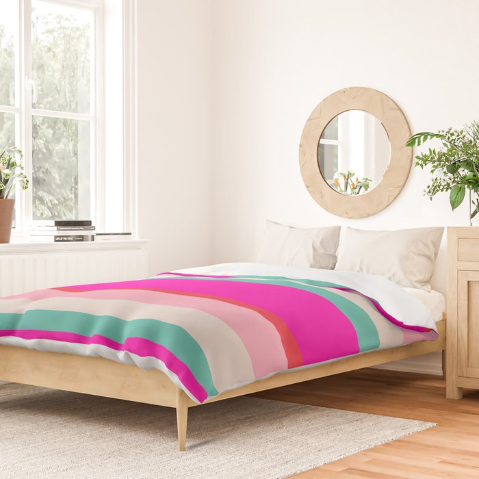Candy Stripe Christmas Duvet Cover Gallery Image 2