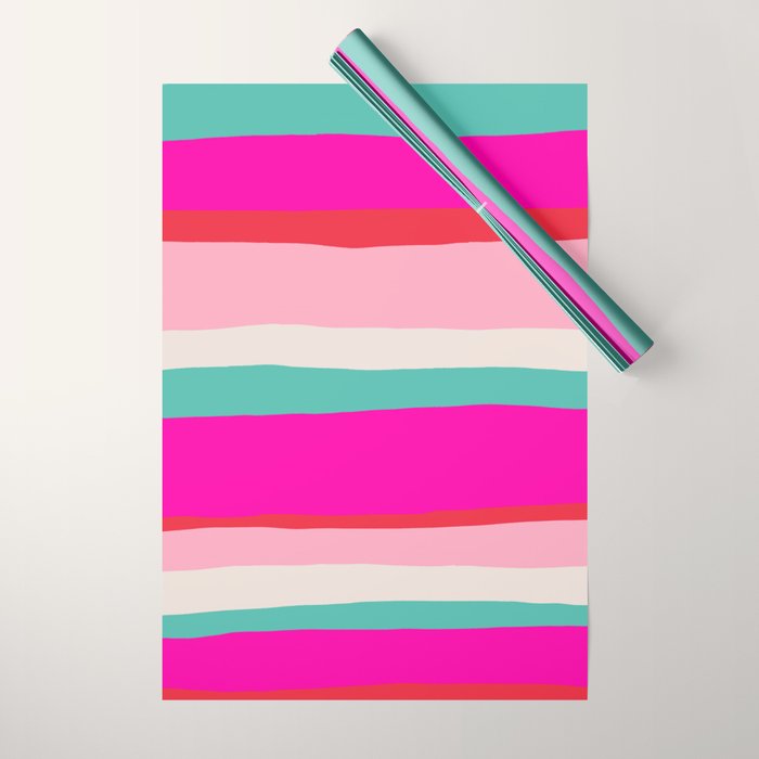 Candy Stripe Christmas Wrapping Paper Gallery Image 1
