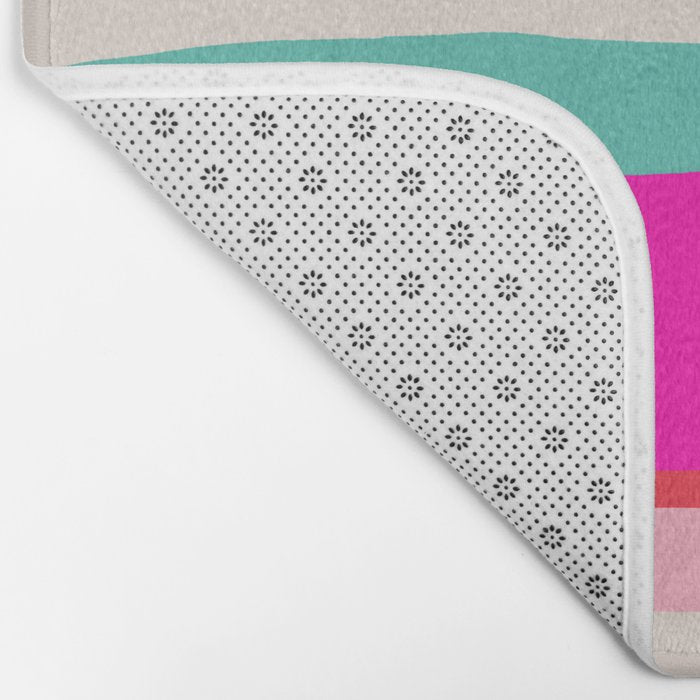 Candy Stripe Christmas Bath Mat Gallery Image 2