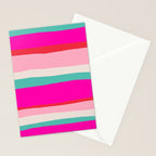 Candy Stripe Christmas Stationery Card Gallery Image 2