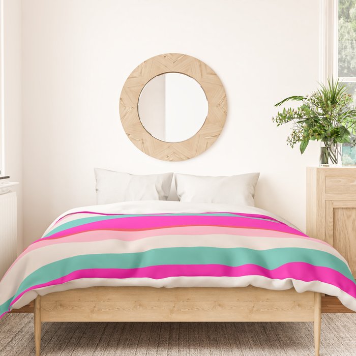Candy Stripe Christmas Duvet Cover Gallery Image 3