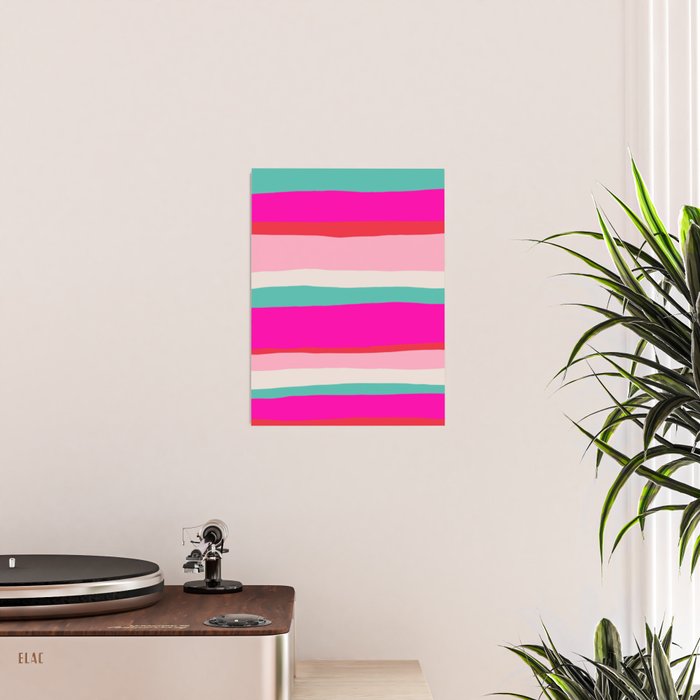 Candy Stripe Christmas Poster Gallery Image 2