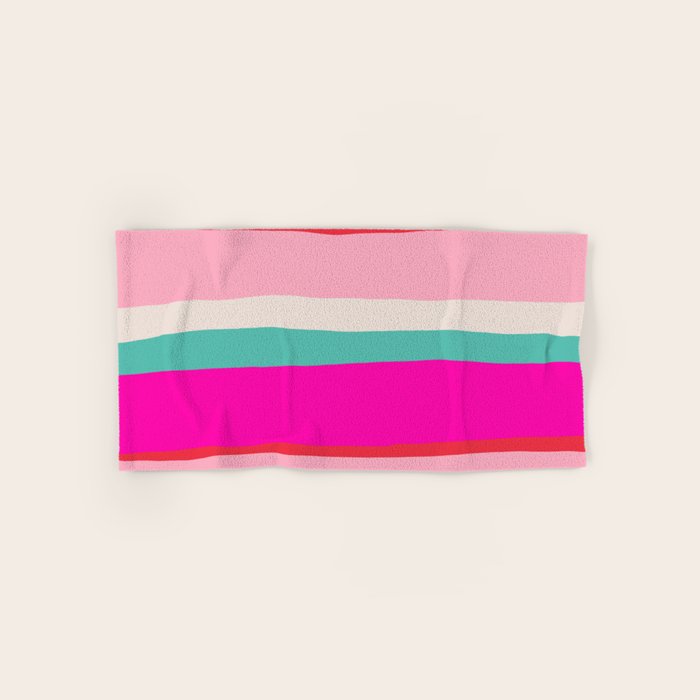 Candy Stripe Christmas Bath Towel Gallery Image 1