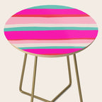 Candy Stripe Christmas Side Table Gallery Image 2