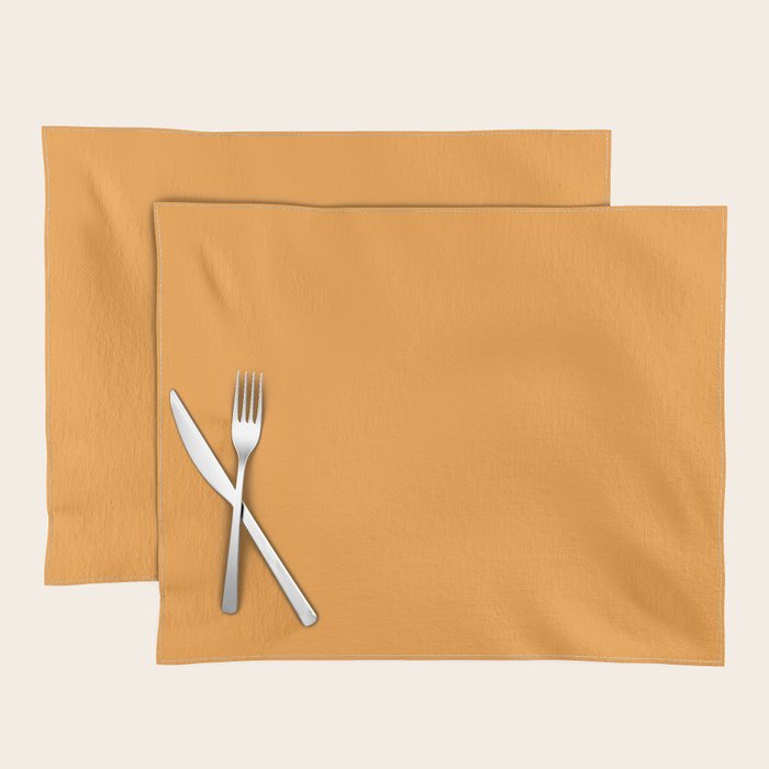 Boca Solid Shades - Buttercup Placemat Gallery Image 1