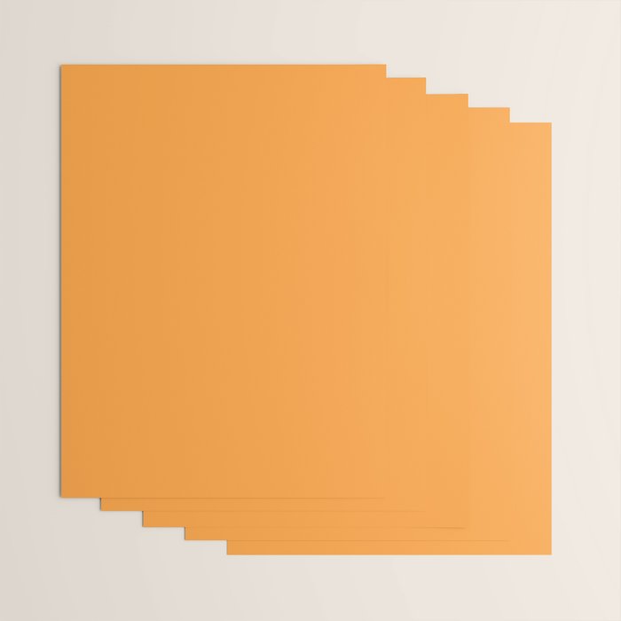 Boca Solid Shades - Buttercup Wrapping Paper Gallery Image 3