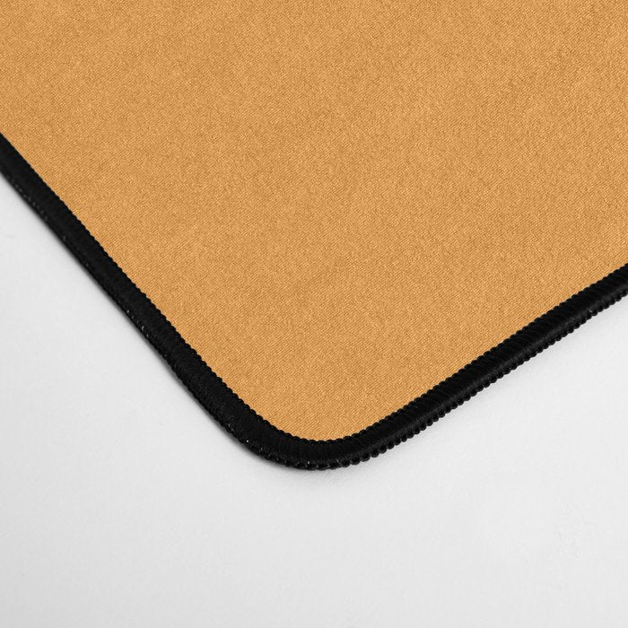 Boca Solid Shades - Buttercup Desk Mat Gallery Image 4
